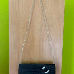 NEW black evening clutch